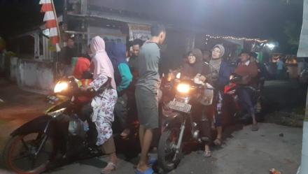 Pemuda Dusun Semail Dulang Berkah di Sholawatan Habib Syech